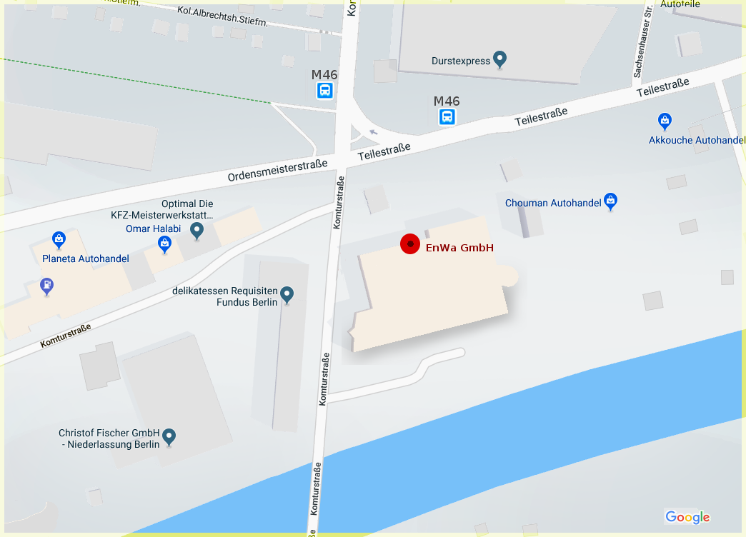 In Google&reg;Maps aufrufen